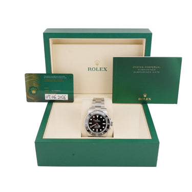 Rolex 124060 Submariner 41mm Black Dial Oyster Bracelet Box and Papers 2026