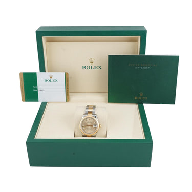 Rolex 278273 Datejust 31 mm Champagne Dial Oyster Bracelet Box and Papers 2019