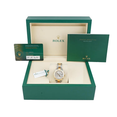 Rolex 279173 Lady-Datejust 28 mm Silver Dial Oyster Bracelet Box & Papers 2024