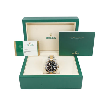 Rolex 116713LN GMT-Master II Black Dial Oyster Bracelet Box and Papers 2015