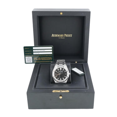 Audemars Piguet 15500ST.OO.1220ST.03 Royal Oak 41mm Black Dial Box & Papers 2020