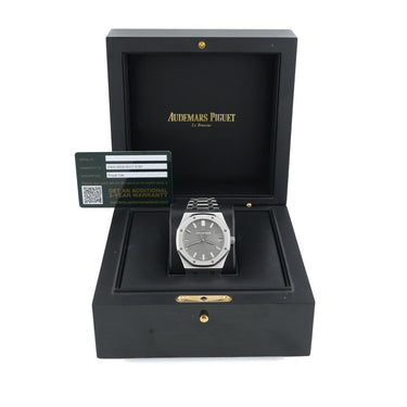 Audemars Piguet 15500ST.OO.1220ST.02 Royal Oak 41mm Grey Dial Box & Papers 2020