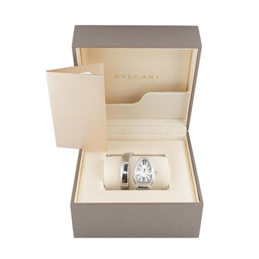 Bvlgari 101827 Serpenti Tubogas 35mm Silver Dial Box & Papers 2026
