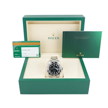 Rolex 116710LN GMT-Master II 40 mm Ceramic Bezel Black Dial Box and Papers 2016