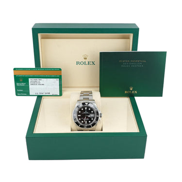 Rolex 126600 Sea-Dweller 43 mm Black Dial Oyster Bracelet Box and Papers 2018