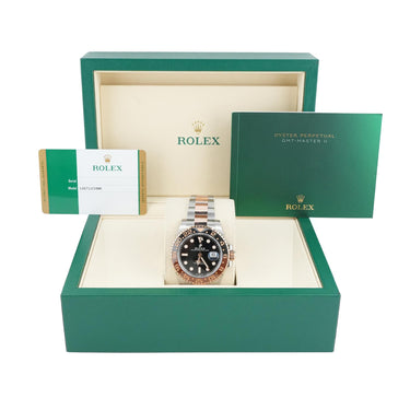 Rolex 126711CHNR GMT-Master II 40 mm "Root Beer" Box and Papers 2019