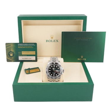 Rolex 126710GRNR GMT-Master II 40 mm Bruce Wayne Jubilee Box & Papers 2026