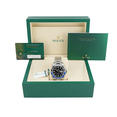 Rolex 126710BLNR GMT-Master II "Batman" 40mm Oyster Bracelet Box and Papers 2023