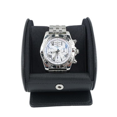 Breitling AB011010 Chronomat 44mm White Dial Stainless Steel Box and Papers 2014