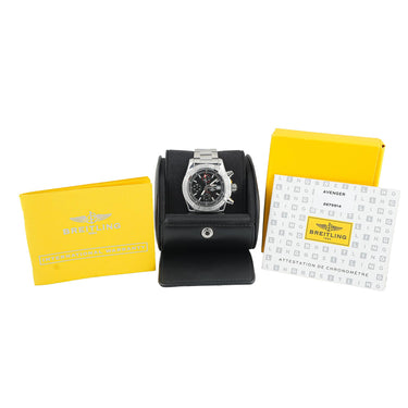 Breitling A13381111C1A1 Avenger II Chronograph 43mm Black Dial Box & Papers 2013