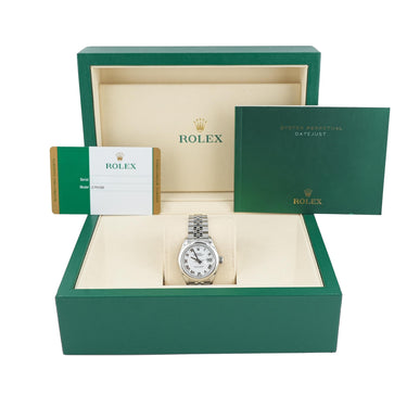 Rolex 279160 Lady-Datejust 28 mm White Dial Jubilee Bracelet Box and Papers 2018