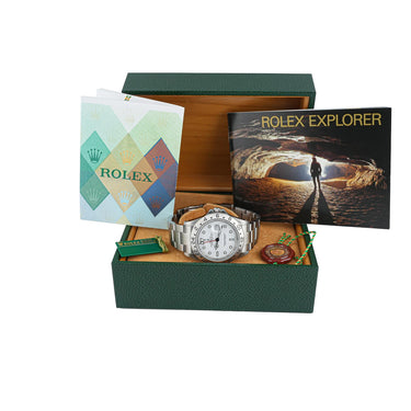 Rolex 16570 Explorer II 40 mm White Dial Oyster Bracelet Box and Papers 2003