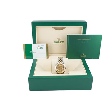 Rolex 178273 Datejust 31 mm Champagne Dial Jubilee Bracelet Box & Papers 2016
