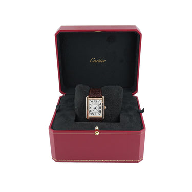 Cartier W5200026 Tank Solo Extra Large 41 mm Silver Dial Box & Papers 2018
