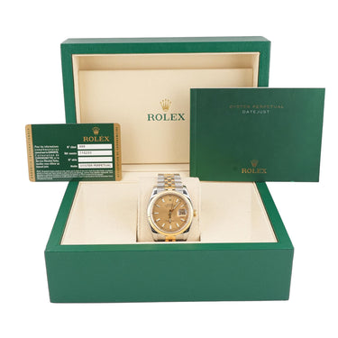 Rolex 116233 Datejust 36 mm Champagne Dial Jubilee Bracelet Box and Papers 2011