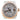 Two tone Rose Gold  and silver Rolex Lady-Datejust 26 mm watch with Mother Of Pearl Diamond Dial on a white background