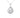 14K White Gold Diamond Pendant Necklace 1.06ct