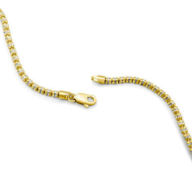14K Ice Link Chain 2.5 mm