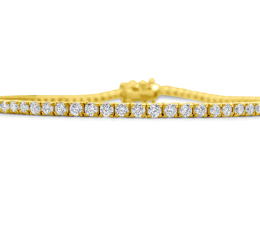 14K Yellow Gold Tennis Bracelet 2.54 CT