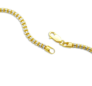 14K Ice Link Chain 4.5 mm
