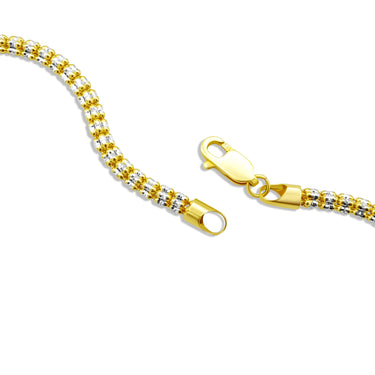 14K Ice Link Chain 4.5 mm
