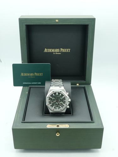 Audemars Piguet Royal Oak Selfwinding Chronograph “50th Anniversary” 41 mm Green Dial Box and Papers 2022