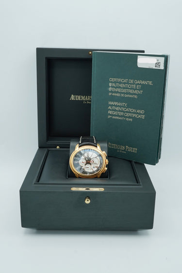 Audemars Piguet 26145OR.OO.D093CR.01 Millenary Chronograph Limited Edition Complete Set 2014