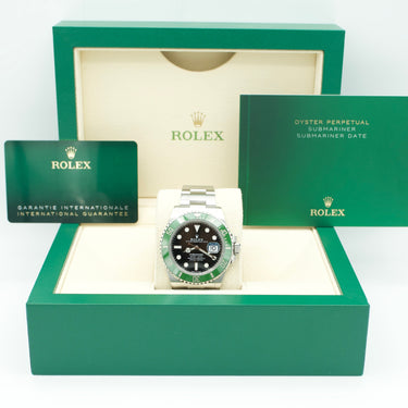 Rolex 126610LV Submariner Date 41 mm "Starbucks" Green Bezel Black Dial Box and Papers 2025