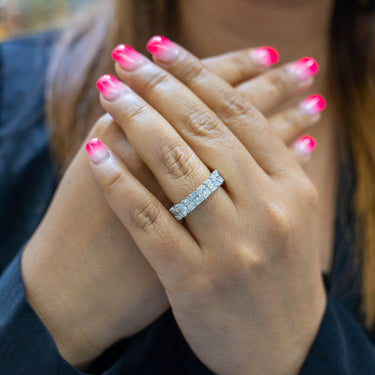 Radiant Cut Eternity Diamond Ring 6.30 CT