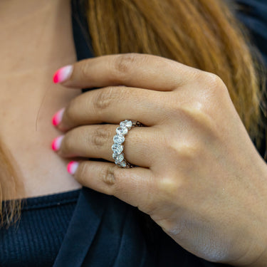 Oval Eternity Diamond Wedding Band 6.60 CT