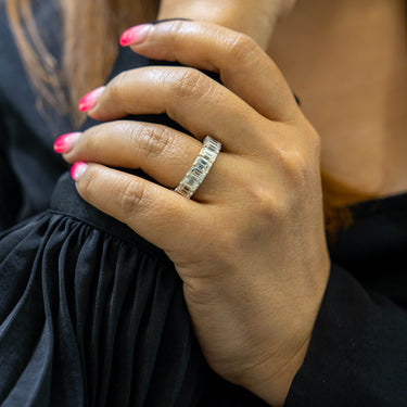 Emerald Cut Eternity Diamond Ring 6.50 CT