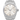 Rolex 1500 Oyster Perpetual Date 34 mm Smooth Bezel Silver Index Dial Oyster Bracelet 1970 on a white background