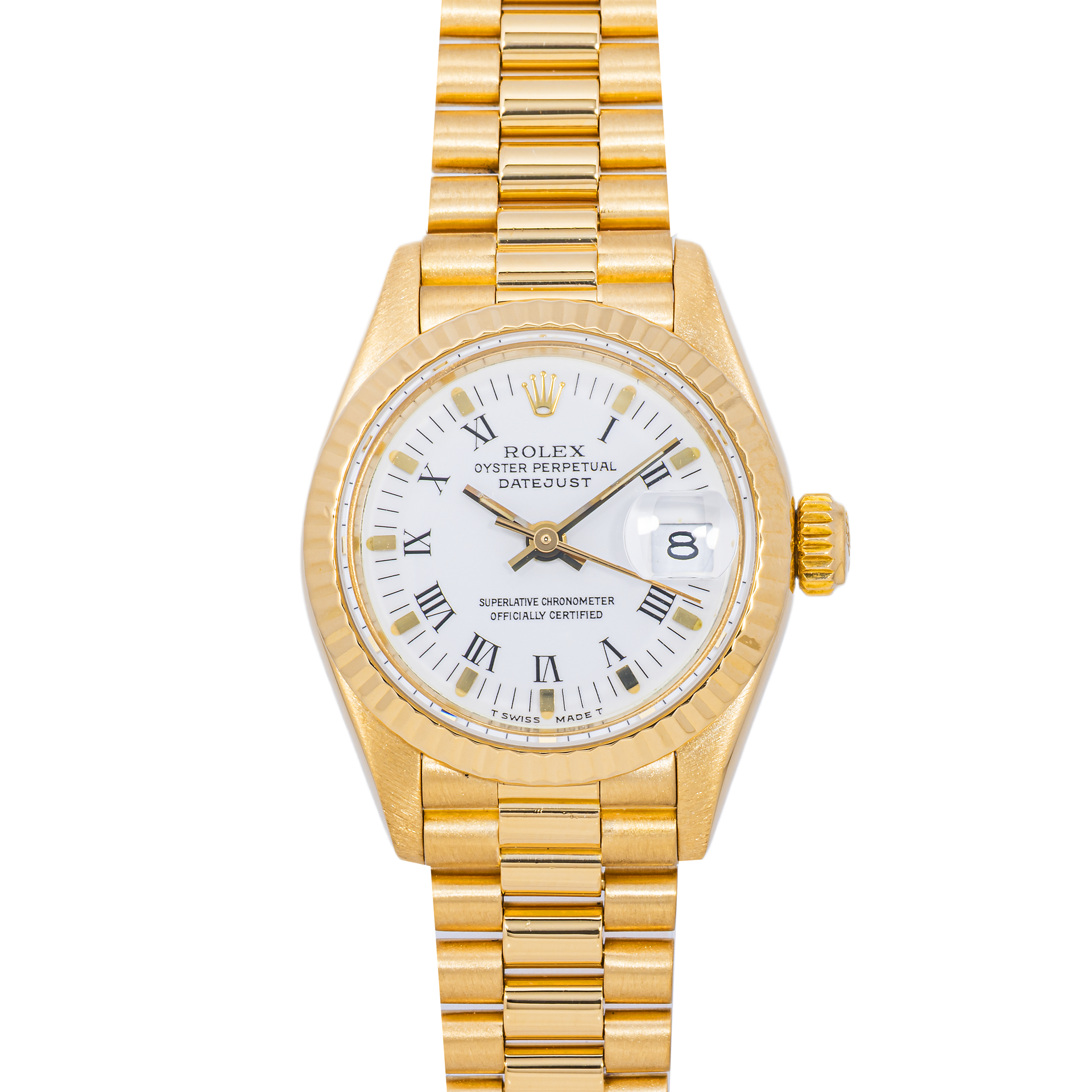 Rolex 69178 Lady-Datejust White Roman | Box – ECI Jewelers