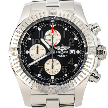 Breitling A13370 Avenger 48mm Black Arabic Dial Stainless Steel 2012