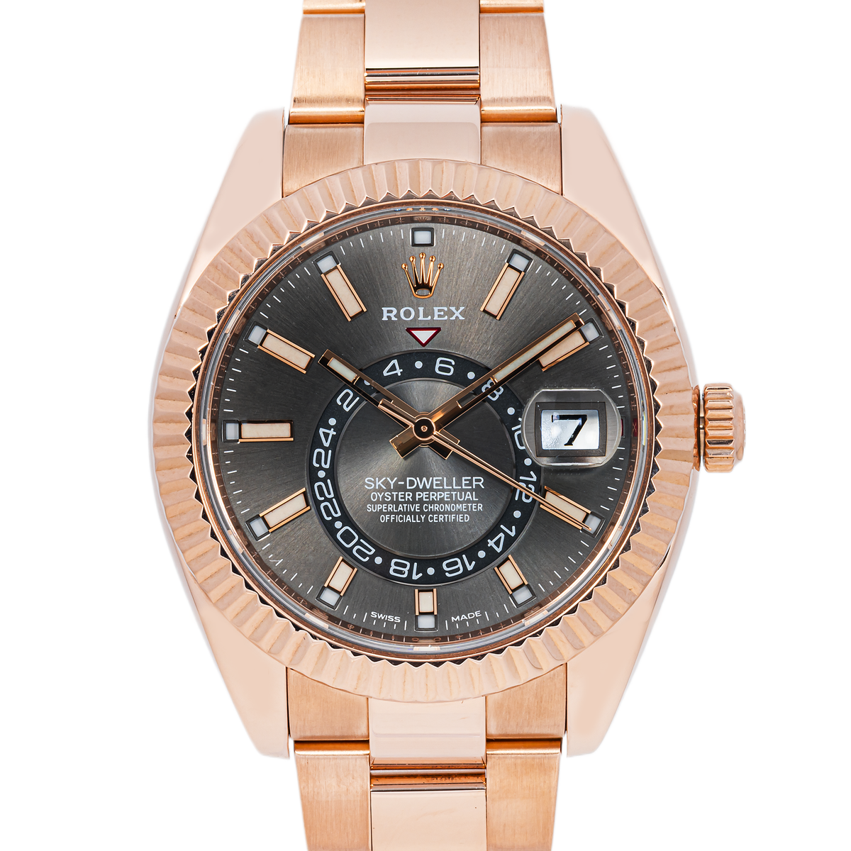 Rolex 326935 Sky-Dweller Rhodium Dial | Box & Papers – ECI Jewelers
