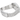 Silver Rolex watch jubilee bracelet on a white background