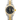 Tow tone Rolex 68273 Datejust 31 mm watch with a Fluted Bezel, Black Diamond Dial, and Jubilee Bracelet  on a white background