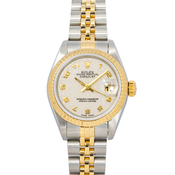 ロレックス　ROLEX純正駒　レディース　デイトジャスト　69173 79173 Rolex 79173 Lady-Datejust 26 mm Jubilee Ivory Arabic Dial Jubilee