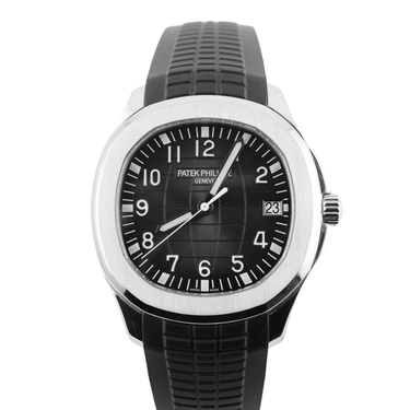 Patek Philippe 5167A-001 Aquanaut 40mm Black Dial Rubber Strap Stainless Steel Box and Papers 2017