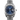 Silver Rolex 126334 Datejust 41 mm Fluted Bezel Blue Diamond Dial Jubilee Bracelet Box and Papers 2018 on a white background