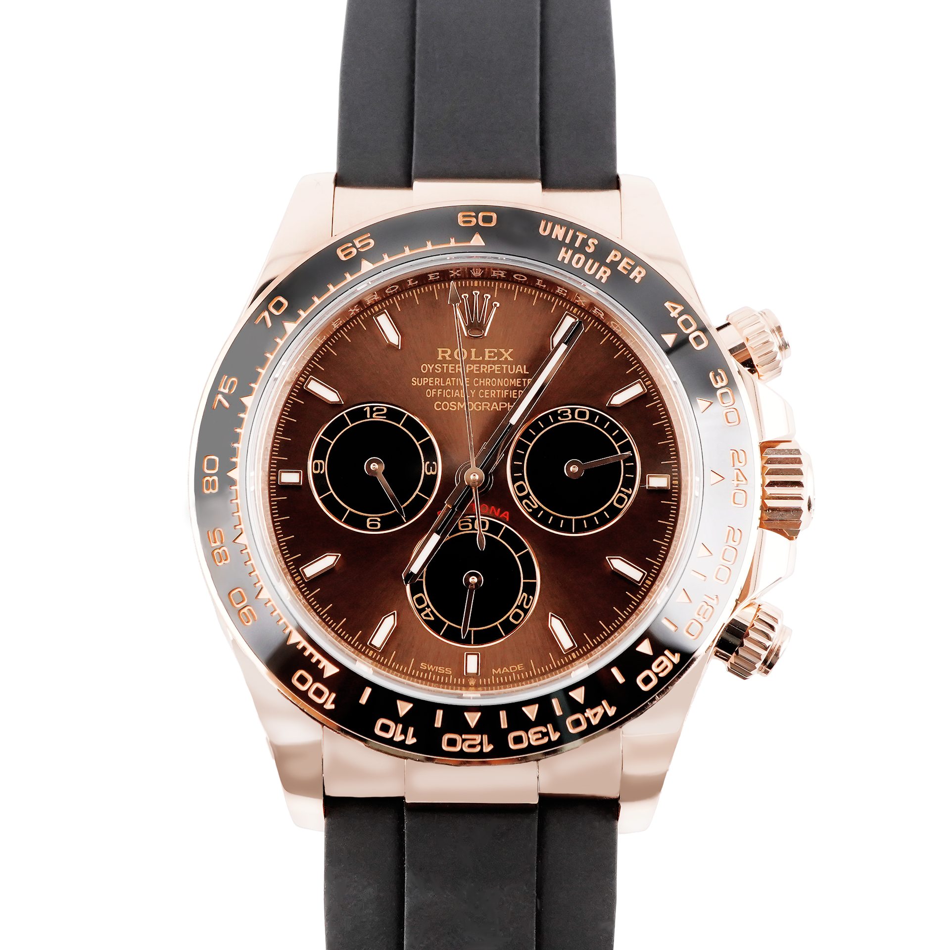 Rolex 126515LN Cosmograph Daytona 18K Rose Gold Chocolate Dial