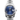 Silver Rolex 228239 Day-Date 40 mm 18K White Gold Blue Bevelled Roman Dial Box and Papers 2025 on a white background