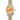 Two-tone gold and silver Rolex watch with diamond-studded face on a white background