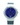 Hublot 1621.1 Classic Chronograph Quartz Blue Dial Black Rubber Strap Unisex Watch 1990 on a white background
