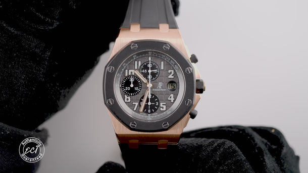Audemars Piguet Royal Oak Offshore Chronograph 42 mm Gray Dial Box & Papers 2007