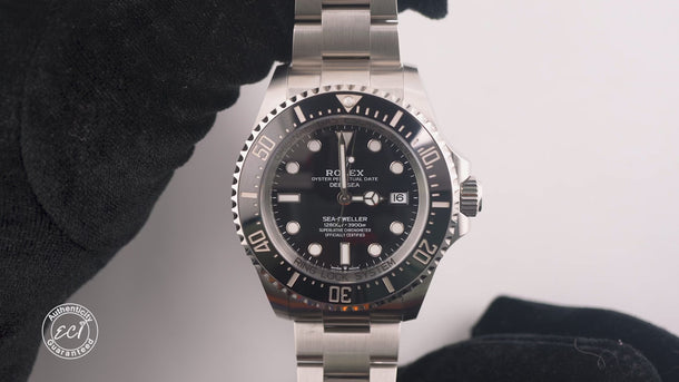 Rolex 136660 Sea-dweller Deepsea 44 Black Dial Oyster Bracelet Box & Papers 2023