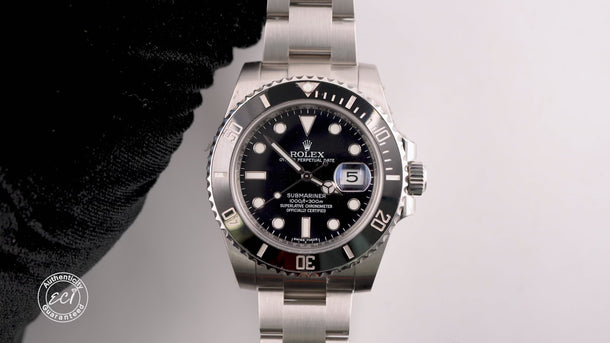 Rolex 116610LN Submariner Date 40mm Black Dial Oyster Bracelet Box & Papers 2017