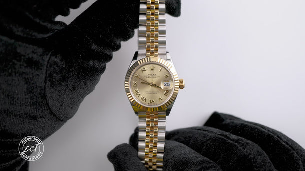 Rolex 279173 Lady-Datejust 28mm Champagne Dial Jubilee Bracelet Box & Papers2021