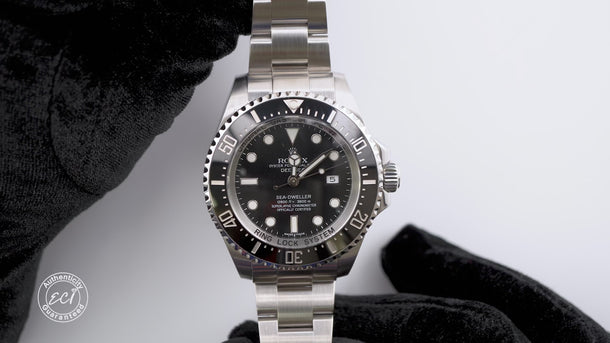 Rolex 116660 Sea-Dweller Deepsea 44mm Ceramic Bezel Black Dial Box & Papers 2015