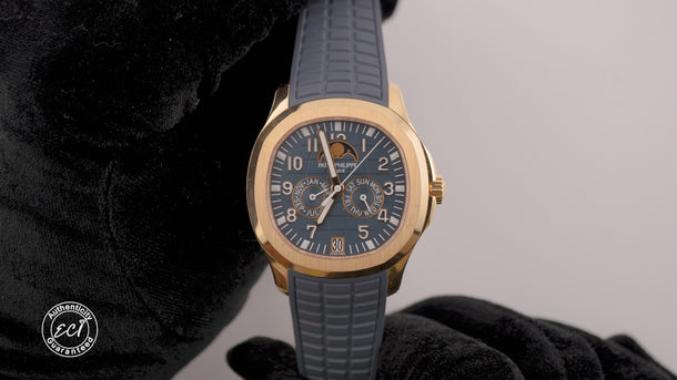 Patek Philippe 5261R-001 Aquanaut 39.9 mm Blue-Gray Dial Strap Box & Papers 2024